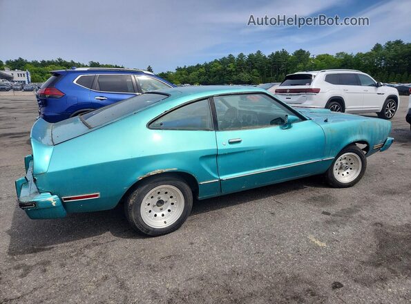 7R03F102360 1977 FORD MUSTANG Turquoise Передня права чверть