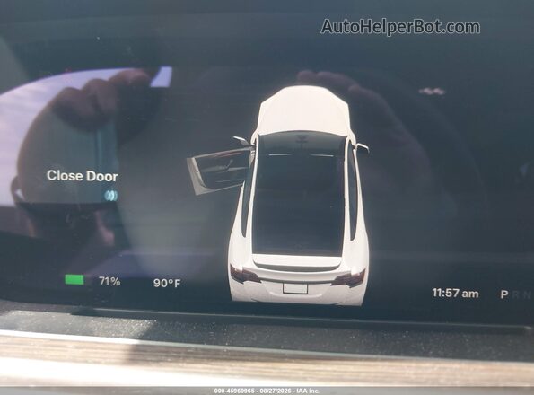 7SAXCAE53PF402299 2023 TESLA MODEL X White Vista de los asientos traseros