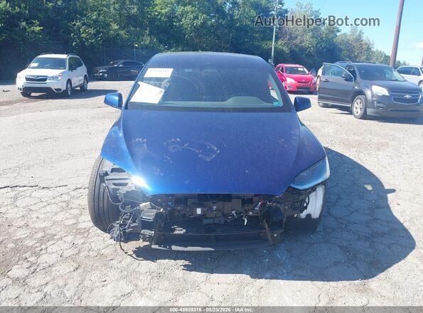 7SAXCAE56RF455758 2024 TESLA MODEL X Blue Vista del salpicadero
