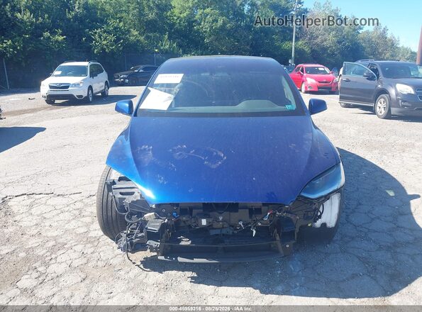 7SAXCAE56RF455758 2024 TESLA MODEL X Blue Vista frontal