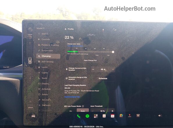 7SAXCAE56RF455758 2024 TESLA MODEL X Blue 