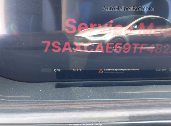 7SAXCAE59TF482329 2026 TESLA MODEL X Silver 