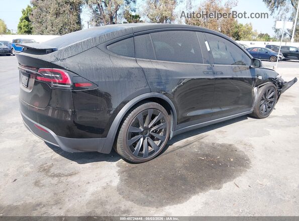 7SAXCBE50SF464824 2025 TESLA MODEL X Black უკანა მარჯვენა