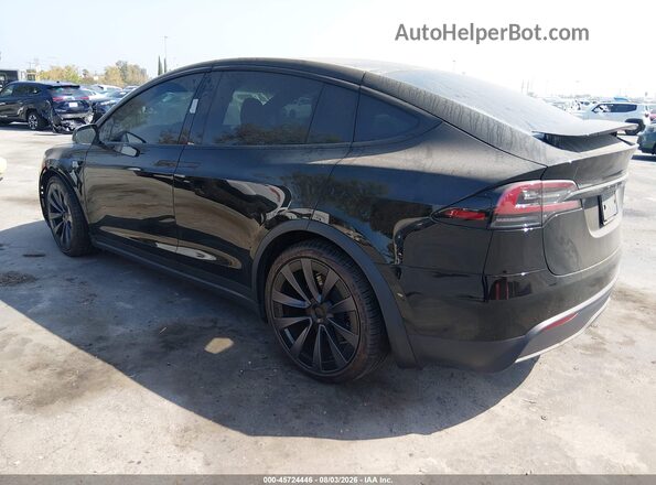 7SAXCBE50SF464824 2025 TESLA MODEL X Black უკანა მარცხენა