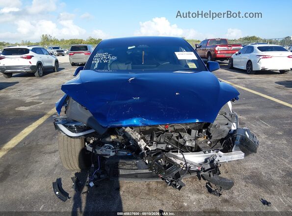 7SAXCBE51SF462550 2025 TESLA MODEL X Синий Вид панели приборов