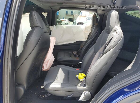 7SAXCBE53PF403913 2023 TESLA MODEL Blue უკანა სავარძლების ხედი