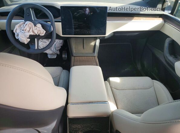 7SAXCBE53PF416192 2023 TESLA MODEL Gray წინა პანელის ხედი