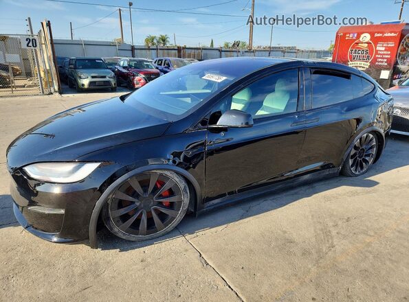 7SAXCBE61PF404194 2023 TESLA MODEL X Черный Задняя левая четверть