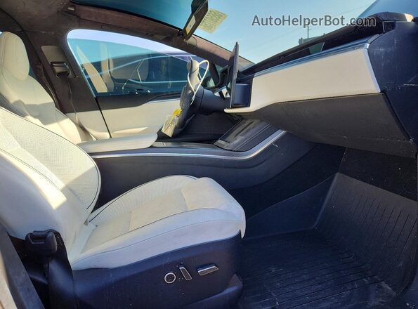 7SAXCBE61PF404194 2023 TESLA MODEL X Черный Вид задних сидений