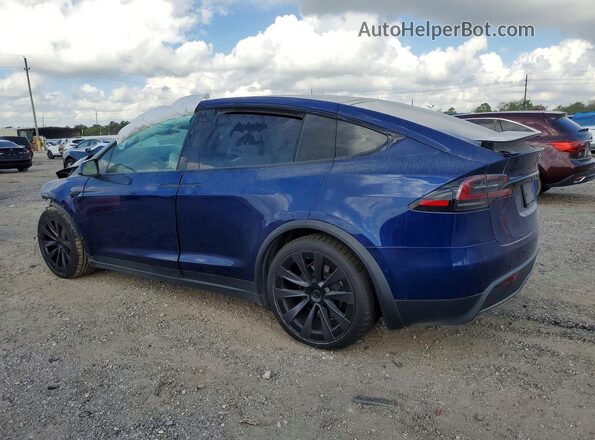 7SAXCBE62NF352829 2022 TESLA MODEL Blue Задня ліва чверть