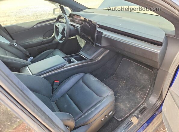 7SAXCBE65PF416865 2023 TESLA MODEL Blue Вид панелі приладів