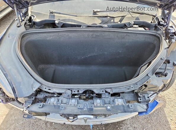 7SAXCBE65PF416865 2023 TESLA MODEL Blue Вид підкапотного простору