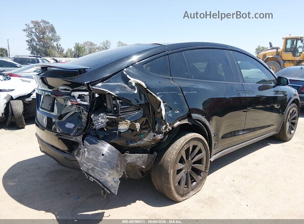 7SAXCBE69NF357171 2022 TESLA MODEL X Black წინა ხედი