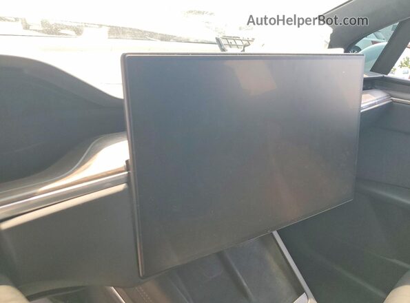 7SAXCDE51NF341534 2022 TESLA MODEL White Вид щитка приладів