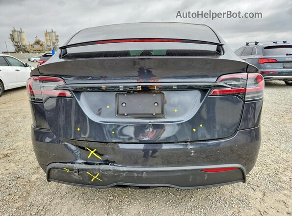 7SAXCDE52SF468756 2025 TESLA MODEL Gray Vista trasera