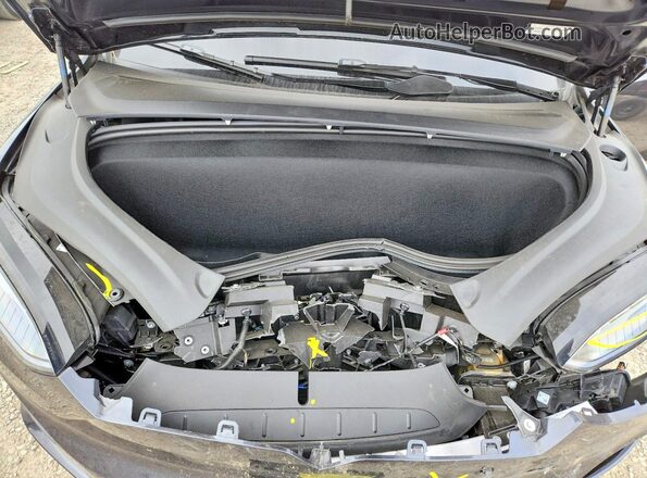 7SAXCDE52SF468756 2025 TESLA MODEL Gray Vista del compartimento del motor