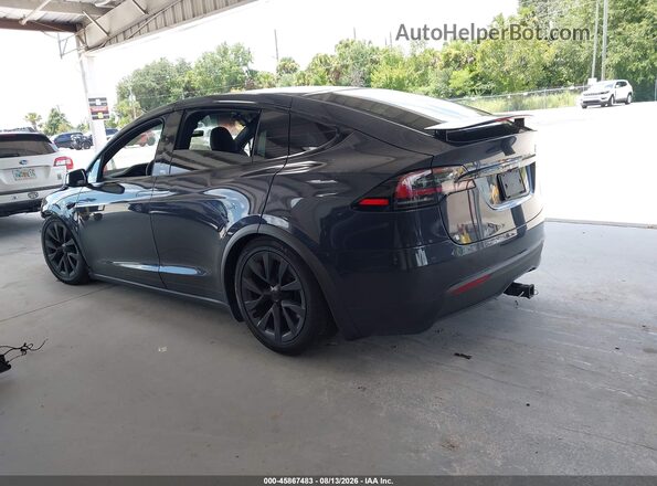 7SAXCDE53RF442032 2024 TESLA MODEL X Dark Blue Rear left