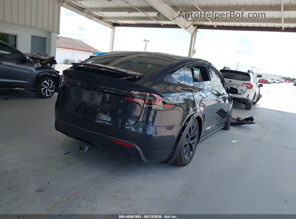 7SAXCDE53RF442032 2024 TESLA MODEL X Dark Blue Rear right