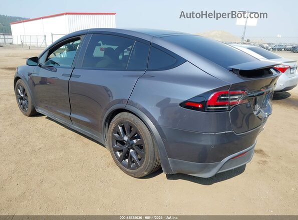7SAXCDE55PF368514 2023 TESLA MODEL X Серый Задняя левая четверть