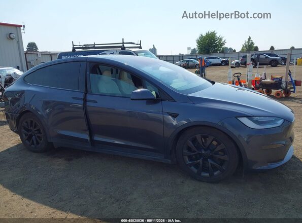7SAXCDE55PF368514 2023 TESLA MODEL X Серый Панорамный вид салона 360°