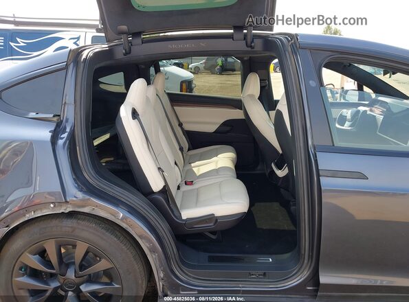 7SAXCDE55PF368514 2023 TESLA MODEL X Серый Вид наклейки с VIN-кодом