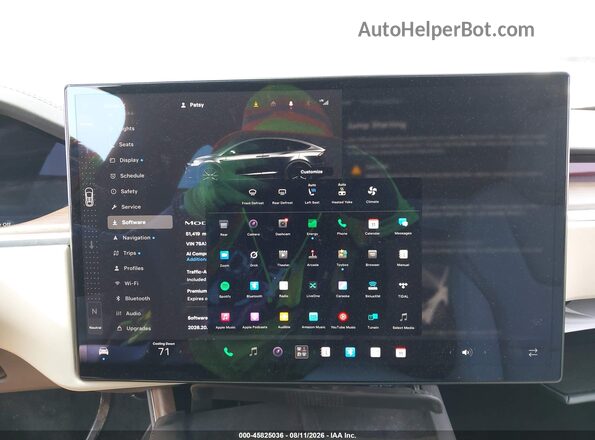 7SAXCDE55PF368514 2023 TESLA MODEL X Серый 