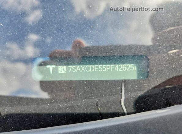 7SAXCDE55PF426251 2023 TESLA MODEL Black Вид підкапотного простору