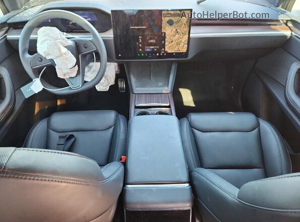 7SAXCDE57RF443765 2024 TESLA MODEL Black Вид панелі приладів