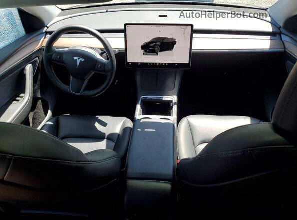 7SAYGAEE0RF190392 2024 TESLA MODEL Black წინა პანელის ხედი