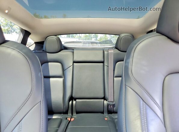 7SAYGAEE0RF190392 2024 TESLA MODEL Black უკანა სავარძლების ხედი