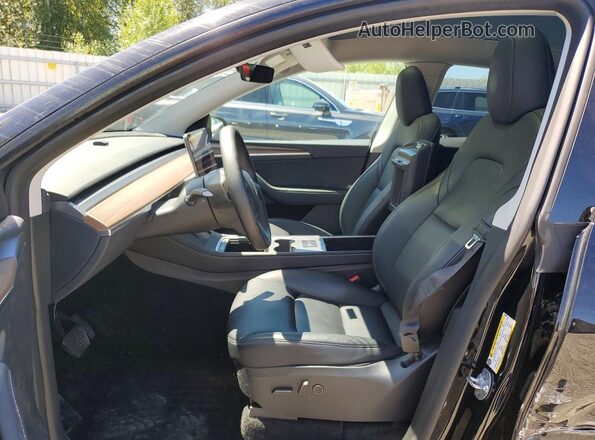 7SAYGAEE0RF190392 2024 TESLA MODEL Black წინა სალონის ხედი