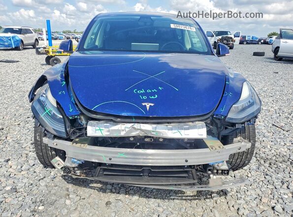 7SAYGAEE1NF310176 2022 TESLA MODEL Blue Вид спереду