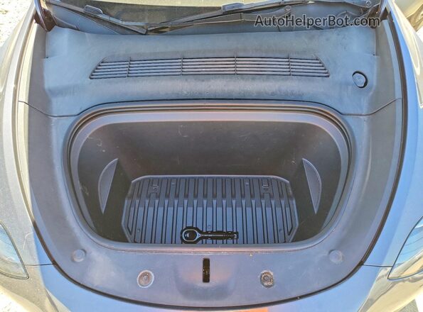 7SAYGAEE1PF667344 2023 TESLA MODEL Gray Вид підкапотного простору