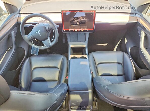 7SAYGAEE1PF667344 2023 TESLA MODEL Gray Вид панелі приладів