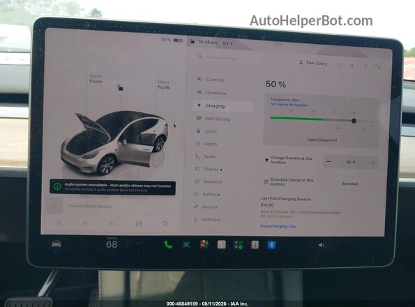 7SAYGAEE1PF792134 2023 TESLA MODEL Y White 