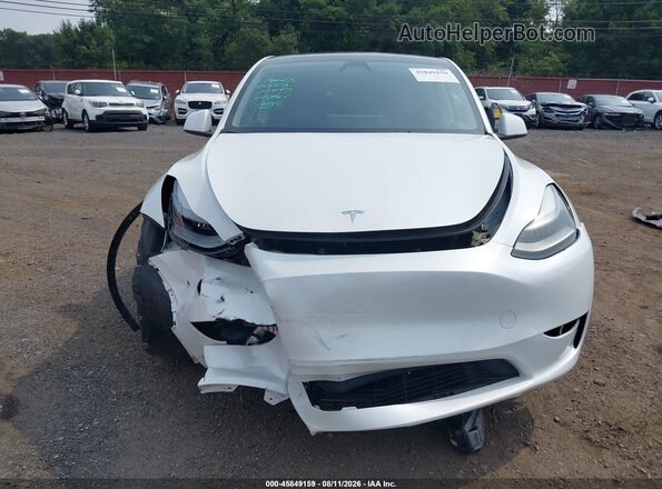 7SAYGAEE1PF792134 2023 TESLA MODEL Y White Вид щитка приладів