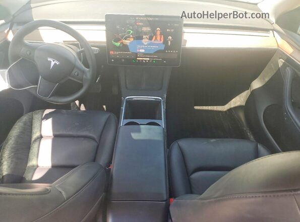 7SAYGAEE1RF005301 2024 TESLA MODEL White Widok deski rozdzielczej