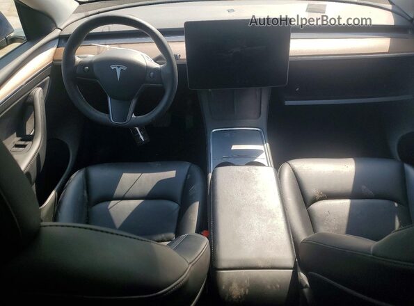 7SAYGAEE2PF670690 2023 TESLA MODEL Синий Вид панели приборов
