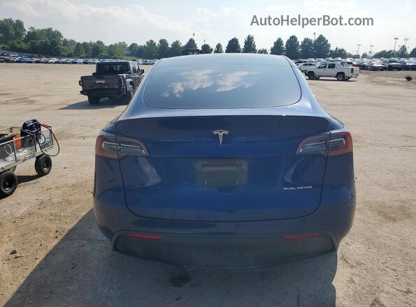 7SAYGAEE2PF670690 2023 TESLA MODEL Синий Вид сзади