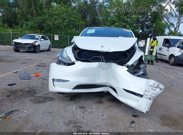 7SAYGAEE3PF590329 2023 TESLA MODEL Y White Вид ззаду