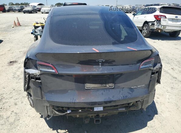 7SAYGAEE4NF392193 2022 TESLA MODEL Gray Vista trasera