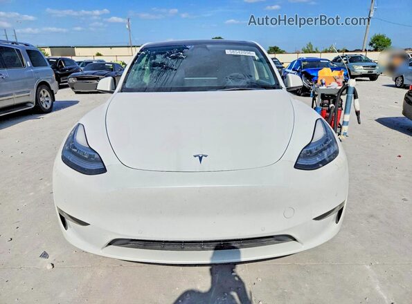 7SAYGAEE4NF570202 2022 TESLA MODEL White Widok z przodu