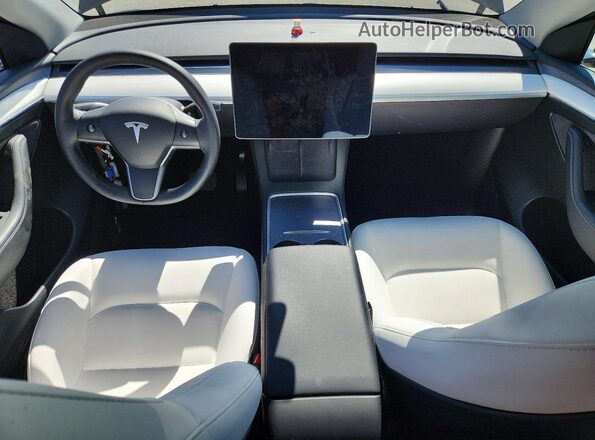 7SAYGAEE4PF640560 2023 TESLA MODEL Black Առջևի վահանակի տեսք