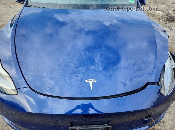7SAYGAEE4PF879140 2023 TESLA MODEL Синий Вид подкапотного пространства