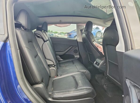 7SAYGAEE4PF879140 2023 TESLA MODEL Синий Вид задней части салона