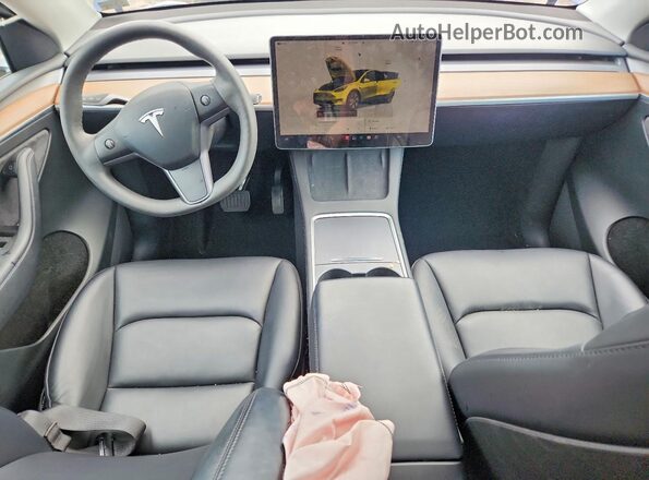7SAYGAEE4PF879140 2023 TESLA MODEL Синий Вид панели приборов