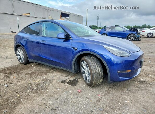 7SAYGAEE4PF879140 2023 TESLA MODEL Синий Передняя правая четверть