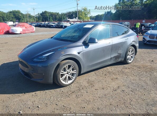 7SAYGAEE4PF912959 2023 TESLA MODEL Y Gray Передня ліва чверть