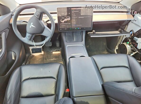 7SAYGAEE5NF310214 2022 TESLA MODEL Белый Вид панели приборов