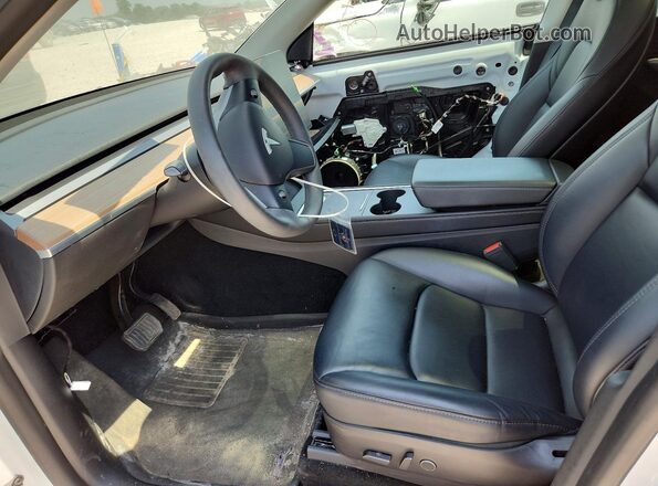 7SAYGAEE5NF310214 2022 TESLA MODEL Белый Вид салона спереди
